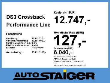 DS CERTIFIED Ds Ds 3 Crossback 3 Crossback Performance Line Alcantara+led+pdc E-t Gebraucht - Suv Elektro  - Stuttgart - 1216411_4