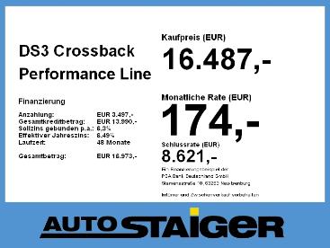 DS CERTIFIED Ds Ds 3 Crossback 3 Crossback Performance Line + Alcantara+led E-ten Gebraucht - Suv Elektro  - Stuttgart - 1223123_4