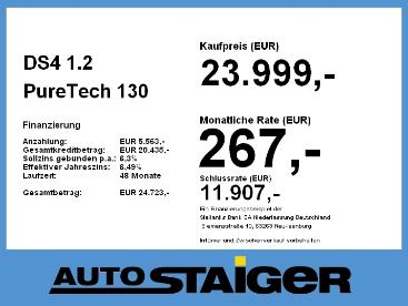 DS CERTIFIED Ds Ds 4 4 1.2 Puretech 130 S&s Rivoli Shz+2xklima+pdc Gebraucht - Limousine Benzin  - Stuttgart - 1207864_4