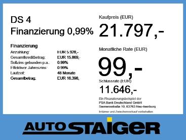 DS CERTIFIED Ds Ds 4 4 Finanzierung 0,99% Ahkshz+belsitz+kam+klimaa E-t Gebraucht - Limousine Plug-in Hybrid Grau - Stuttgart - 1253766_5