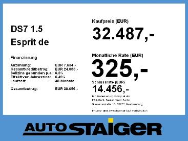 DS CERTIFIED Ds Ds 7 Crossback 7 1.5 Esprit De Voyage Hdi Shz+bel.sitz+kam. Gebraucht - Suv Diesel  - Stuttgart - 1193235_4