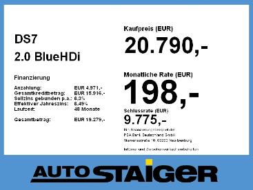 DS CERTIFIED Ds Ds 7 Crossback 7 2.0 Bluehdi 180 Fap S&s Performance Line Lm Gebraucht - Suv Diesel  - Stuttgart - 1207861_4