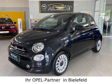 SPOTICAR Fiat 500 Lounge Mild-hybrid Navi/pdc/klima/scheckheft Gebraucht - Kleinwagen Benzin Schwarz - Bielefeld - 1200921998_1