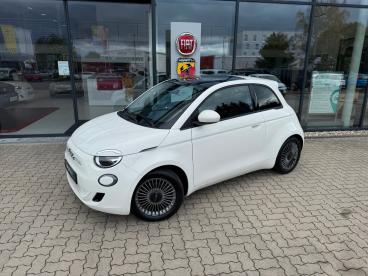 SPOTICAR Fiat 500 E Icon +sitzheizung+panoramadach_fiat Service Gebraucht - Kleinwagen Elektro Weiß - Kehl - 1201134475_1