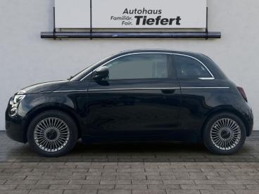 SPOTICAR Fiat 500 E Cabrio 42kwh C // Komfort- + Style Paket Gebraucht - Kleinwagen Elektro Schwarz - Lauchringen - 1201211850_2