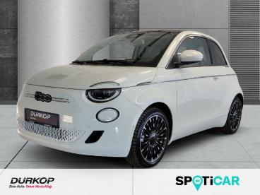 SPOTICAR Fiat 500 E La Prima Navi Jbl Acc Carplay Keyless Kamera Dab Gebraucht - Kleinwagen Elektro Weiß - Eberswalde - 1201241486_1
