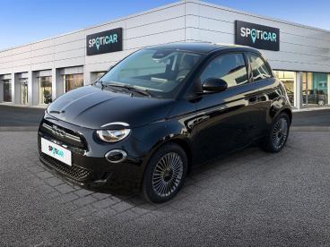 SPOTICAR Fiat 500 E 3+1 Icon 118 Automatik Shz*navi Gebraucht - Kleinwagen Elektro Schwarz - Mannheim - 1201291942_1