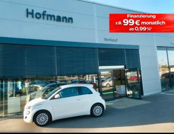 SPOTICAR Fiat 500 E 500 E Basis Klima, Shz, Pdc, Kamera Gebraucht - Kleinwagen Elektro Weiß - Bad Saulgau - 1201340691_1