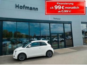 SPOTICAR Fiat 500 E 500 E Basis Klima, Shz, Pdc, Kamera, Lmf Gebraucht - Kleinwagen Elektro Weiß - Bad Saulgau - 1201340693_1