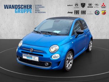 SPOTICAR Fiat 500c Sport 1.0 Hybrid Pano+sd+lm+pdc+facelift Gebraucht - Coupé-cabrio Benzin Blau - Oldenburg - 1201220404_1