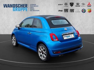 SPOTICAR Fiat 500c Sport 1.0 Hybrid Pano+sd+lm+pdc+facelift Gebraucht - Coupé-cabrio Benzin Blau - Oldenburg - 1201220404_5