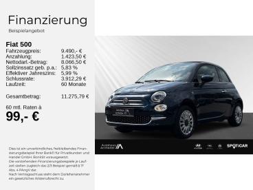 SPOTICAR Fiat 500c Cabrio 1.2 8v Lounge+pdc+usb+klima+bordcomp Gebraucht - Coupé-cabrio Benzin Blau - Berlin - 1201277613_2