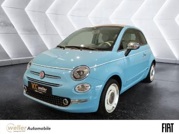 SPOTICAR Fiat 500c 1.2 Collezione Klimaautomatik Carplay Android Auto Gebraucht - Coupé-cabrio Benzin Blau - Bietigheim-bissingen - 1201285585_1