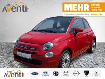 SPOTICAR Fiat 500c *el. Verdeck*bluetooth*tempomat*allwetter* Club Gebraucht - Coupé-cabrio Benzin Rot - Bamberg - 1201297806_1