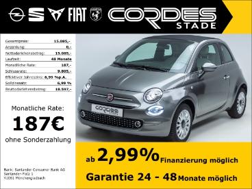 SPOTICAR Fiat 500c Dolcevita Pdc Bt Dab Freisprech (101) Gebraucht - Coupé-cabrio Benzin Anthrazit - Stade - 1201298906_1
