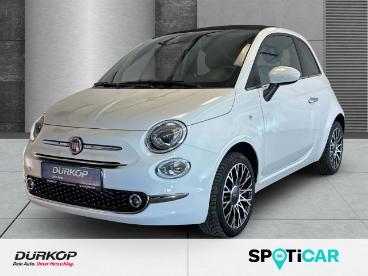 SPOTICAR Fiat 500c Dolcevita Cabrio Klima Kamera Navi Digitales Kombi Gebraucht - Coupé-cabrio Benzin Weiß - Braunschweig - 1201306789_1