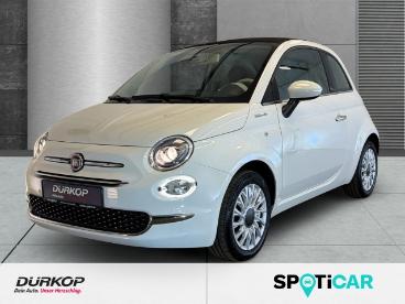 SPOTICAR Fiat 500c Dolcevita 1.0 Klimaautomatik Servolenkung Gebraucht - Coupé-cabrio Benzin Weiß - Braunschweig - 1201332586_1