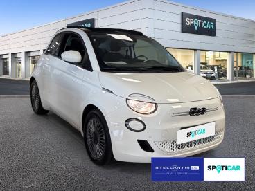 SPOTICAR Fiat 500c Elektro Base 118 Automatik *dab+*shz*kamera Gebraucht - Coupé-cabrio Elektro Weiß - Frankfurt - 1201343547_3