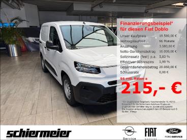 SPOTICAR Fiat Doblo L1 101 Ps Klima Kamera Pdc Allwetterreifen Gebraucht -  Diesel Weiß - Rheine - 1201215999_1