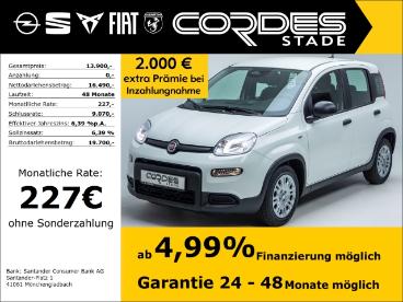 SPOTICAR Fiat Panda Pandina City Paket 1.0 Mild Hybrid Klima Dab Pdc ( Gebraucht - Kleinwagen Benzin  - Stade - 1201169922_1