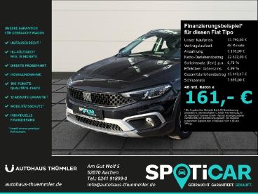SPOTICAR Fiat Tipo Cross Kombi 1.6 Multijet Navi Digitales Cockpit Le Gebraucht - Kleinwagen Diesel Schwarz - Aachen - 1201246210_1