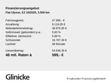 SPOTICAR Fiat Ulysse Ulysee Top Leder 7 Sitzer L2 Diesel 180ps Gebraucht - Van Diesel Schwarz - Kassel - 1201185606_2