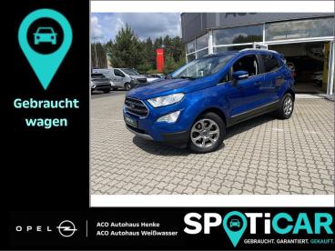 SPOTICAR Ford Ecosport 1.0 Ecoboost Aut. Titanium Gebraucht - Suv Benzin Blau - Weißwasser/oberlausitz - 1201314852_1