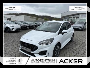 SPOTICAR Ford Fiesta 1.0 Ecoboost St-line Aut. Acc Rfk Navi Gebraucht - Kleinwagen Benzin Weiß - Marburg - 1201275912_1
