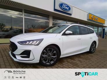 SPOTICAR Ford Focus St-line X 1.0 Ecoboost Led/navi/shz/kamera Gebraucht - Kleinwagen Benzin Weiß - Schönebeck - 1201075470_1