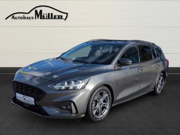 SPOTICAR Ford Focus Turnier St-line Shz Kamera Ahk Allwetter Navi Gebraucht - Kleinwagen Benzin Grau - Gnarrenburg - 1201252519_1