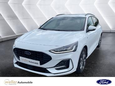 SPOTICAR Ford Focus Turnier St-line 1.0 Acc Led Sitzheizung Kamera Tot Gebraucht - Kleinwagen Benzin Weiß - Bietigheim-bissingen - 1201268506_1
