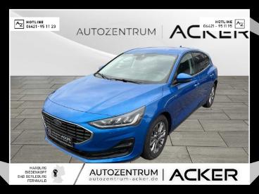 SPOTICAR Ford Focus 1.5 Ecoblue Titanium X At8 4j.gar.-46%*! Gebraucht - Kleinwagen Diesel Blau - Marburg - 1201268703_1