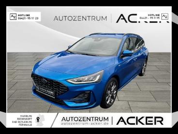 SPOTICAR Ford Focus Ecoboost Mhev St-line X Aut. Winterp -40%* Gebraucht - Kleinwagen Benzin Blau - Marburg - 1201268845_1