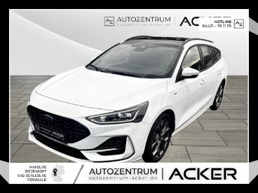 SPOTICAR Ford Focus St-line X Turnier At7 Psd/led/aahk -45%* Gebraucht - Kleinwagen Hybrid Weiß - Bad Berleburg - 1201272373_1