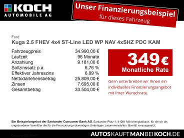 SPOTICAR Ford Kuga 2.5 Fhev 4x4 St-line Led Wp Nav 4xshz Pdc Kam Kuga Gebraucht - Suv Benzin  - Berlin - 1201215059_2