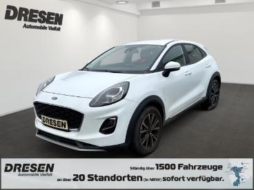 SPOTICAR Ford Puma Titanium Navi Led Dab Allwetter Shz Lenkradhzg Spu Gebraucht - Suv Benzin Weiß - Mönchengladbach - 1201270233_1