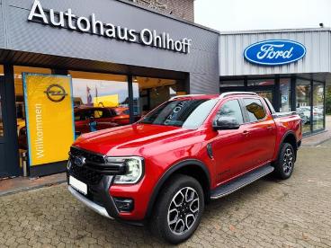 SPOTICAR Ford Ranger Wildtrak 4x4 Doka Acc Rfk Ahk E-rollo Gebraucht - Pick-up Diesel Rot - Bergen - 1201274627_1