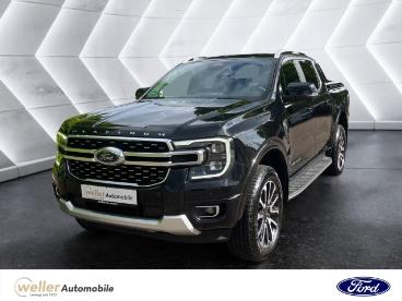 SPOTICAR Ford Ranger Platinum E-4wd 3.0 Doka Standheizung Acc 360 Grad Gebraucht - Pick-up Diesel Schwarz - Bietigheim-bissingen - 1201289327_1