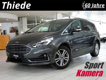 SPOTICAR Ford S-max 2.0d Titanium Navi/led/kamera/sport/sh/ahk Gebraucht - Familienauto Diesel Grau - Schöningen - 1201233157_1