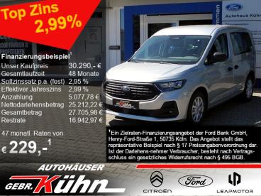 SPOTICAR Ford Tourneo Connect 1.5 Trend- Stand-/sitzh.,kamera, Gebraucht - Van Benzin Silber - Arnstadt - 1201326497_1
