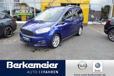 SPOTICAR Ford Tourneo Courier Titanium 1.0 Ecoboost/allwetterr. Gebraucht - Van Benzin Blau - Saerbeck - 1201304646_1