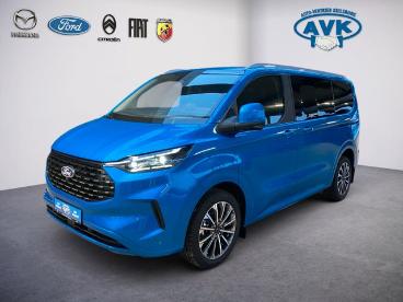 SPOTICAR Ford Tourneo Custom L1 Titaniumx Ahk, Panorama Gebraucht - Van Diesel Blau - Husum - 1201274552_2