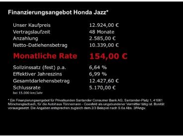 SPOTICAR Honda Jazz I-vtec Comfort+sitzheizung+parkpilot Vo+hi+led Tag Gebraucht - Kleinwagen Benzin Silber - Coesfeld - 1201321810_5