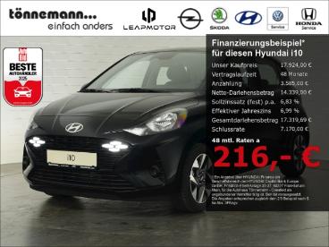 SPOTICAR Hyundai I10 Facelift Trend Automatik+navi+ruckfahrkamera+sitz- Gebraucht - Kleinwagen Benzin Schwarz - Coesfeld - 1201272813_1