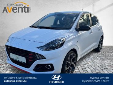 SPOTICAR Hyundai I10 N-line *shz*lhz*rfk*led-tag*navi*dab* N Line Gebraucht - Kleinwagen Benzin Weiß - Bamberg - 1201275613_1