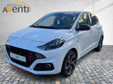 SPOTICAR Hyundai I10 N-line *shz*lhz*rfk*led-tag*navi*dab* N Line Gebraucht - Kleinwagen Benzin Weiß - Bamberg - 1201275613_2