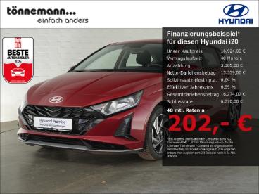 SPOTICAR Hyundai I20 Facelift T-gdi Trend+navi+ruckfahrkamera+fernlicht Gebraucht - Kleinwagen Benzin Rot - Coesfeld - 1201310717_1