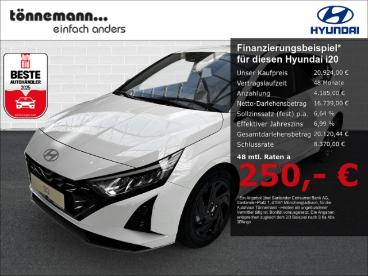 SPOTICAR Hyundai I20 Facelift T-gdi Blackline Dct+voll-led+navi+ruckfah Gebraucht - Kleinwagen Benzin Weiß - Heiden - 1201337035_1