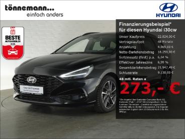 SPOTICAR Hyundai I30 Cw Facelift T-gdi Advantage Plus 48v Dct+voll Led+ Gebraucht - Kleinwagen Benzin Schwarz - Coesfeld - 1201301350_1