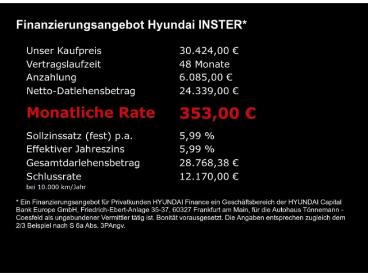 SPOTICAR Hyundai Inster Cross 49kwh+navi+ruckfahrkamera+voll Led+sitz-/len Gebraucht - Kleinwagen Elektro Schwarz - Coesfeld - 1201325074_5